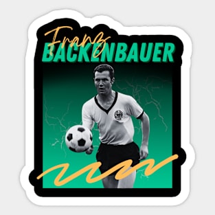 Franz backenbauer***original retro Sticker